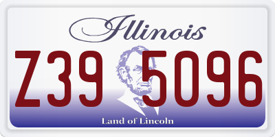 IL license plate Z395096