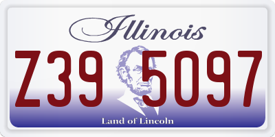 IL license plate Z395097