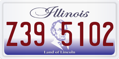 IL license plate Z395102