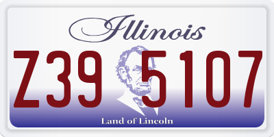 IL license plate Z395107