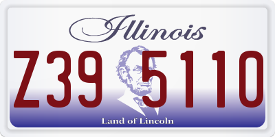 IL license plate Z395110
