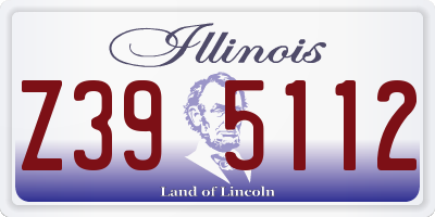 IL license plate Z395112