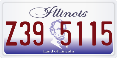 IL license plate Z395115