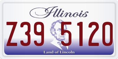 IL license plate Z395120