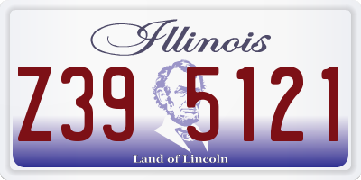 IL license plate Z395121