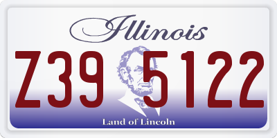 IL license plate Z395122