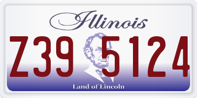 IL license plate Z395124