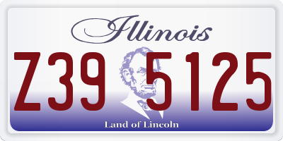 IL license plate Z395125