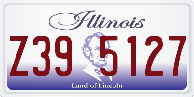 IL license plate Z395127