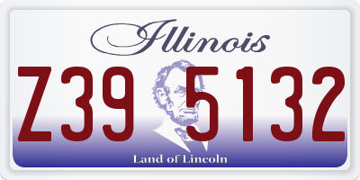 IL license plate Z395132