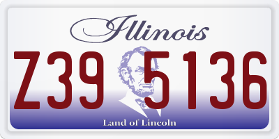 IL license plate Z395136