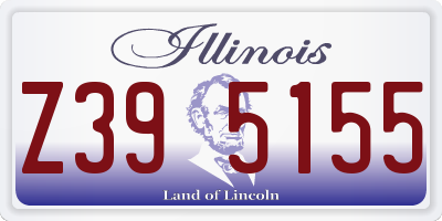 IL license plate Z395155