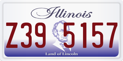 IL license plate Z395157