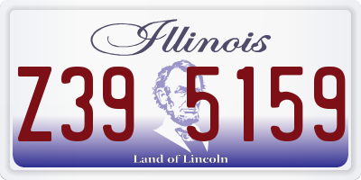 IL license plate Z395159