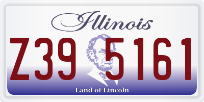 IL license plate Z395161