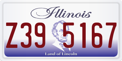 IL license plate Z395167