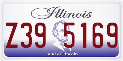 IL license plate Z395169