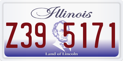 IL license plate Z395171