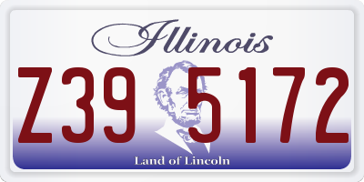 IL license plate Z395172