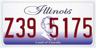 IL license plate Z395175