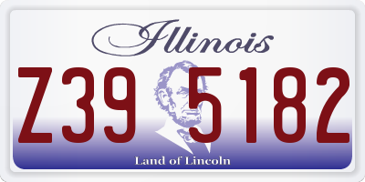 IL license plate Z395182