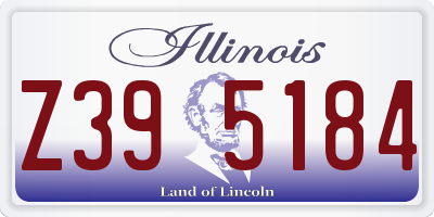 IL license plate Z395184