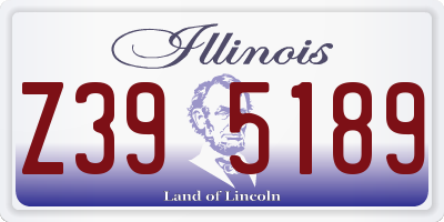 IL license plate Z395189