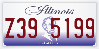 IL license plate Z395199