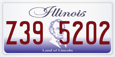 IL license plate Z395202