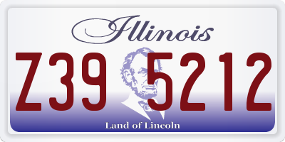 IL license plate Z395212
