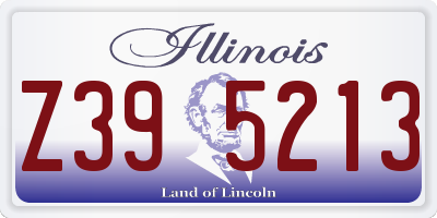 IL license plate Z395213