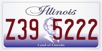 IL license plate Z395222