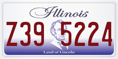 IL license plate Z395224