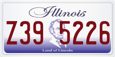 IL license plate Z395226