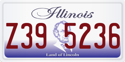 IL license plate Z395236