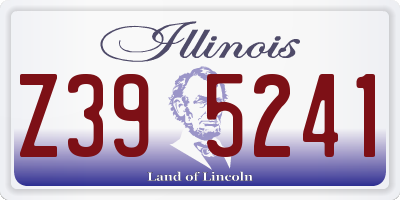 IL license plate Z395241