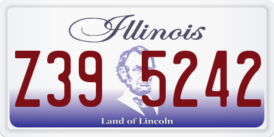 IL license plate Z395242