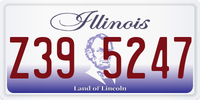 IL license plate Z395247
