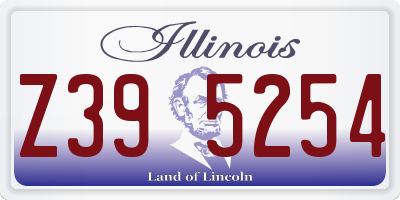 IL license plate Z395254
