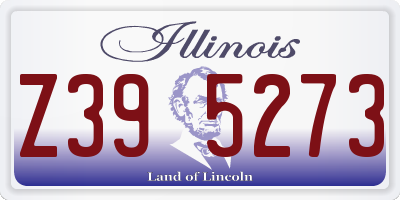 IL license plate Z395273