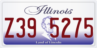 IL license plate Z395275