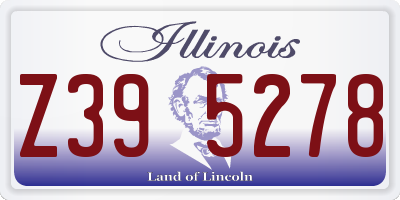 IL license plate Z395278