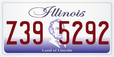 IL license plate Z395292