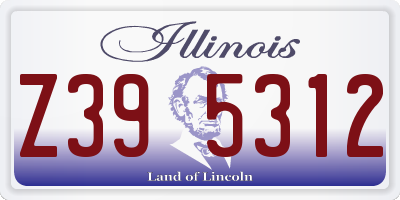 IL license plate Z395312