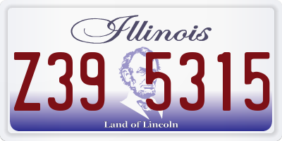 IL license plate Z395315
