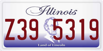 IL license plate Z395319
