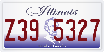 IL license plate Z395327