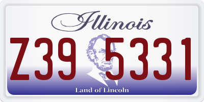 IL license plate Z395331