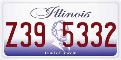 IL license plate Z395332