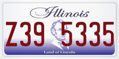 IL license plate Z395335